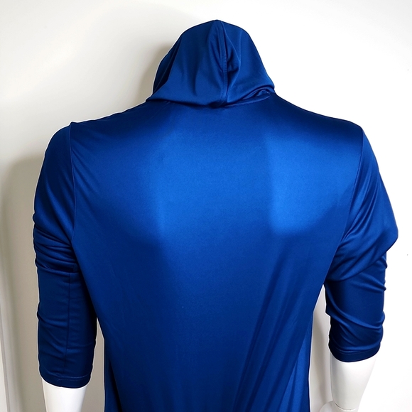 PUMA LONG SLEVES RASHGUARD GUARD, NAVY BLUE, MEDIUM WITH HODDIE SHIRT - Picture 4 of 10